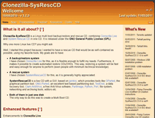 Tablet Screenshot of clonezilla-sysresccd.hellug.gr